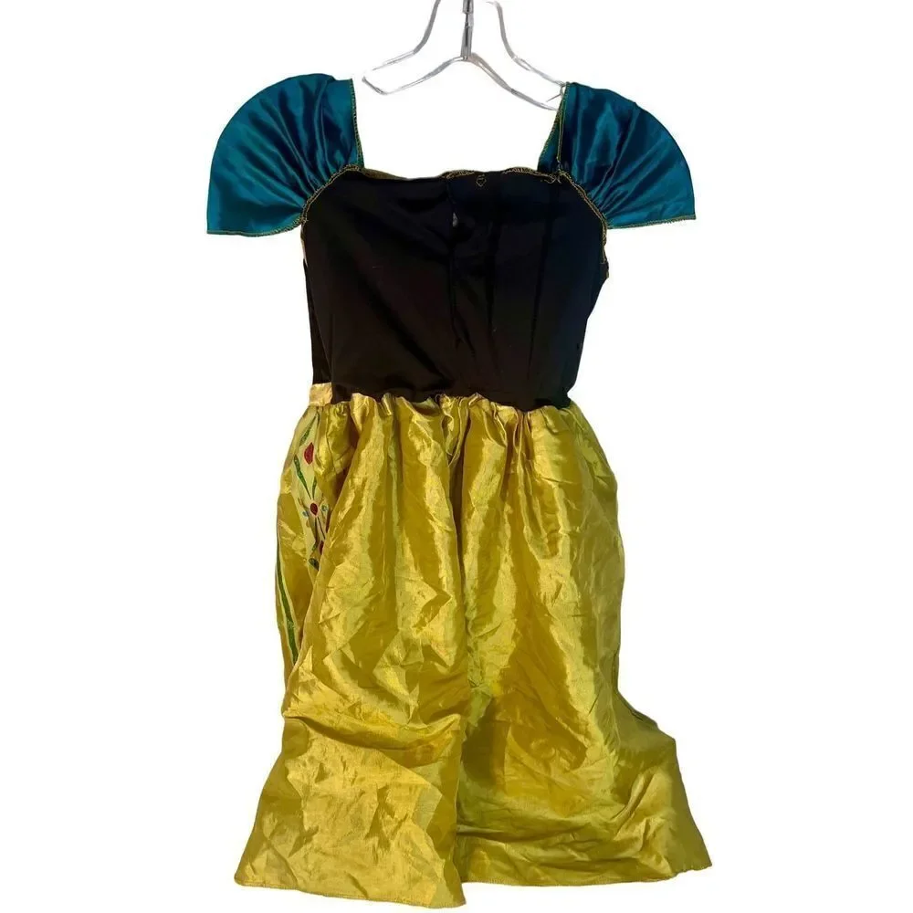Disney Frozen Anna Coronation Day Fancy Dress Child Costume Size Medium 7-8